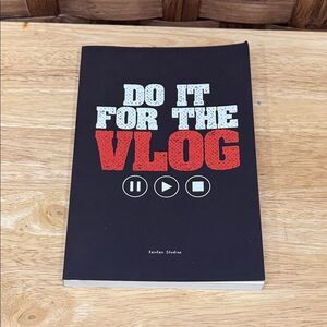 Black 'Do It For The Vlog' Notebook Planner